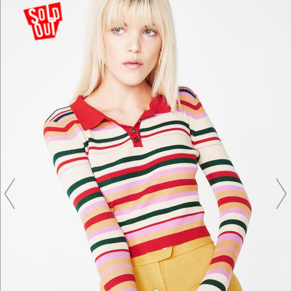 Multi-colored striped sweater! Never been worn!